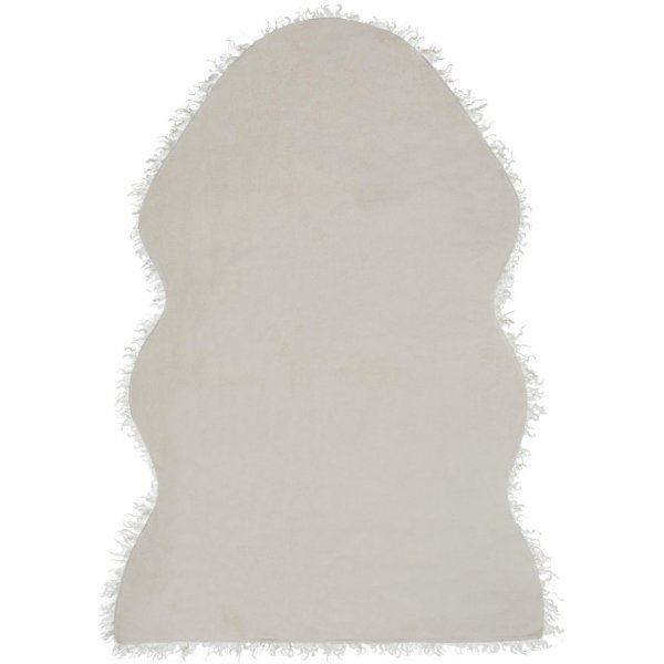 Villainen tekoturkis Beige - 60 x 90 cm Villainen tekoturkis Beige - 60 x 90 cm