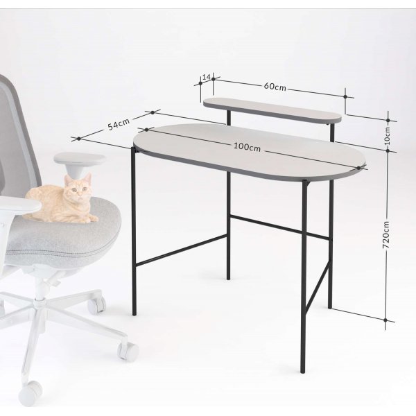 Aulapöytä 100x72 cm - Valkoinen Aulapöytä 100x72 cm - Valkoinen