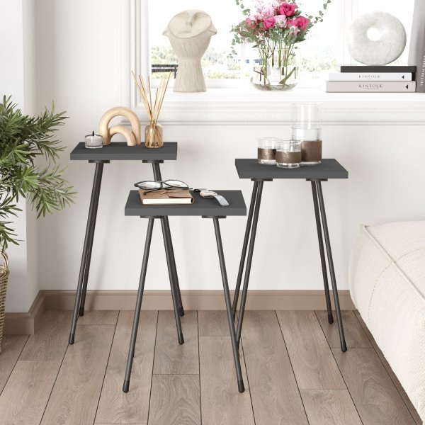 Luiz-pöytä 29 x 29 cm - Antrasiitti Luiz-pöytä 29 x 29 cm - Antrasiitti