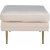 Savanna pouf - beige sametti