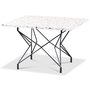 Terrazzo-sohvapyt 75x75 cm - Cosmos Terrazzo & musta Star-runko