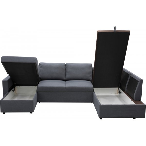 Tärnö-U-sohva vuodesohva - Vasen + Huonekalujen tekstiilien puhdistus Tärnö-U-sohva vuodesohva - Vasen + Huonekalujen tekstiilien puhdistus