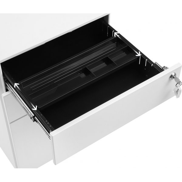 Sililaatikko 52 x 39 cm - Valkoinen