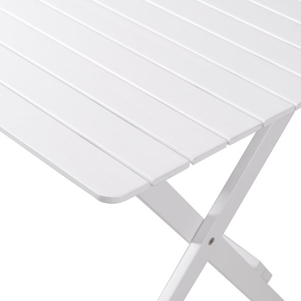 Knohult-ruokapyt 125 cm - Valkoinen