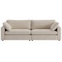 Moby 4-istuttava sohva 266 cm - Beige sohva