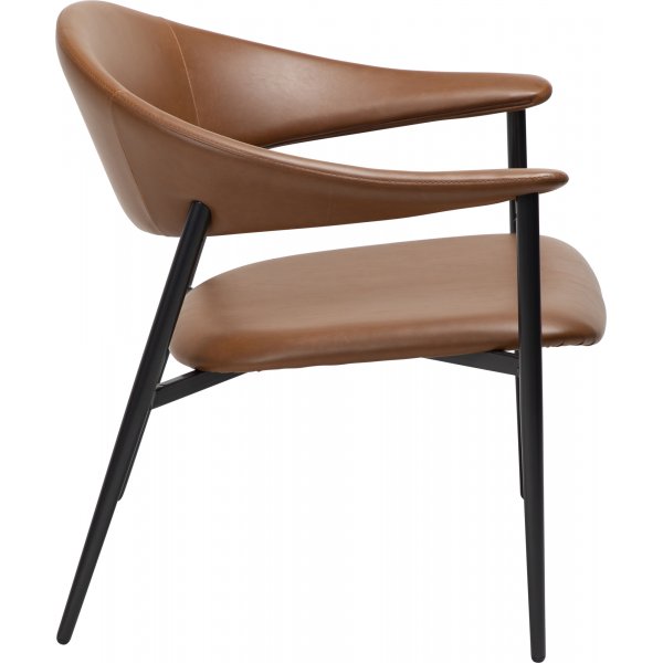 Rover lepotuoli - vaaleanruskea PU Rover lepotuoli - vaaleanruskea PU