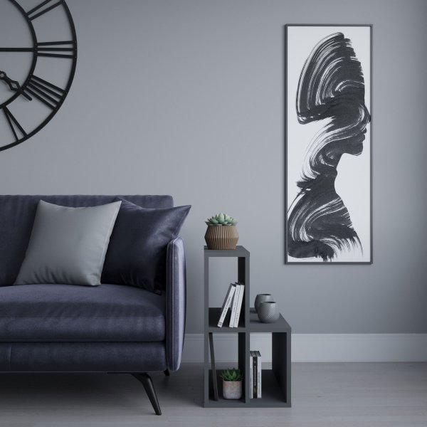 Lemont sivupöytä 59,6 x 35,6 cm - Antrasiitti Lemont sivupöytä 59,6 x 35,6 cm - Antrasiitti