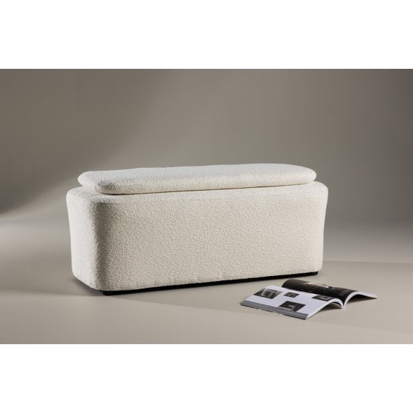 Laurel pouf - Valkoinen boucle