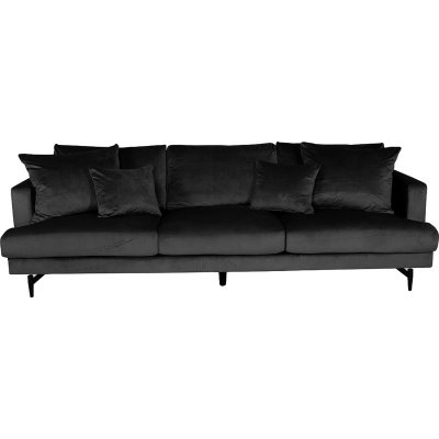Sydn 3-istuttava sohva - musta