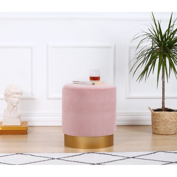 Memphis pouf - vaaleanpunainen Memphis pouf - vaaleanpunainen