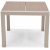 Urbanite kahvilaryhm, jossa pyt 50 x 50 cm ja 2 pinottavaa ruokapydn tuolia - beige