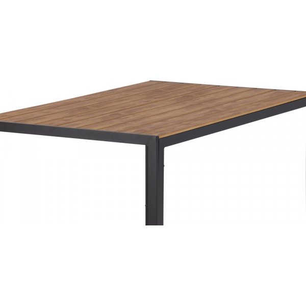 Break ruokapyt 150 x 90 cm - Ruskea/Musta