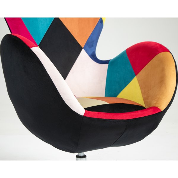 Lucille nojatuoli - Multi / kromi + Huonekalujen tekstiilien puhdistus