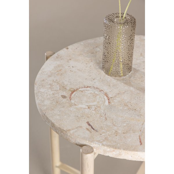 Sandhamn sohvapöytä Ø40 cm - beige Sandhamn sohvapöytä Ø40 cm - beige