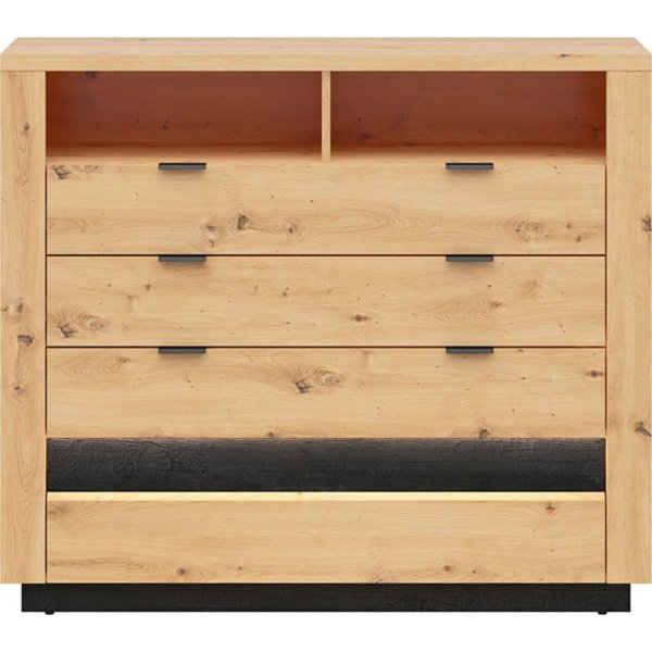 Ostia lipasto - Artisan tammi/musta tammi Ostia lipasto - Artisan tammi/musta tammi