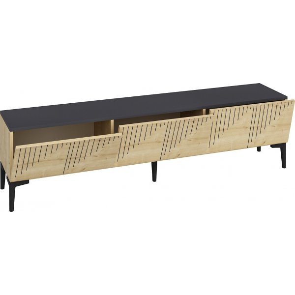 Draw mediapenkki - Sapphire tammi/antrasiitti Draw mediapenkki - Sapphire tammi/antrasiitti