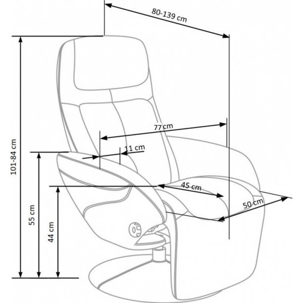 Sdettv nojatuoli keinonahasta - Berit