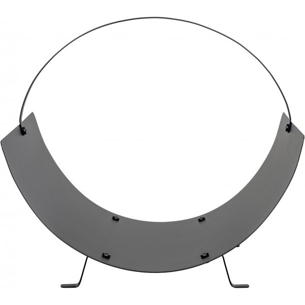 Renkaat polttopuukori - musta