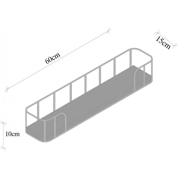Syringa seinhylly - musta/luonto