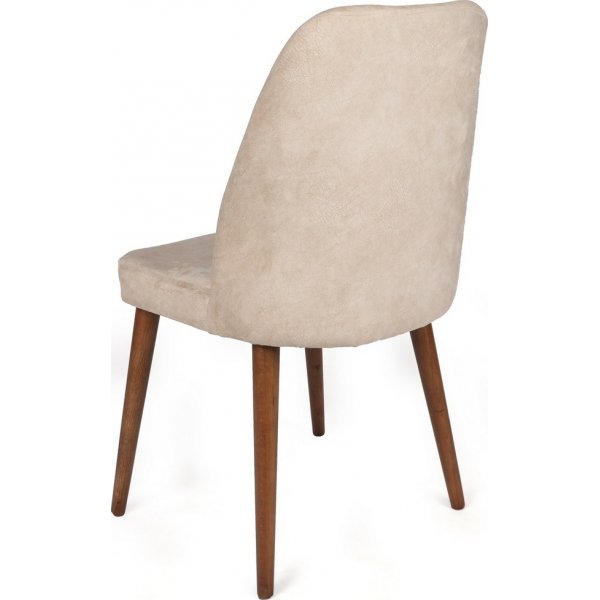 Dallas ruokapöydän tuolisarja - beige/pähkinä Dallas ruokapöydän tuolisarja - beige/pähkinä