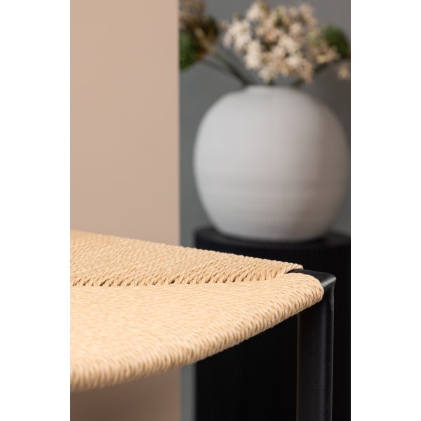 Polly-baarijakkara - musta/rottinki Polly-baarijakkara - musta/rottinki