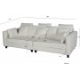 Sohva 250 cm - Brandy