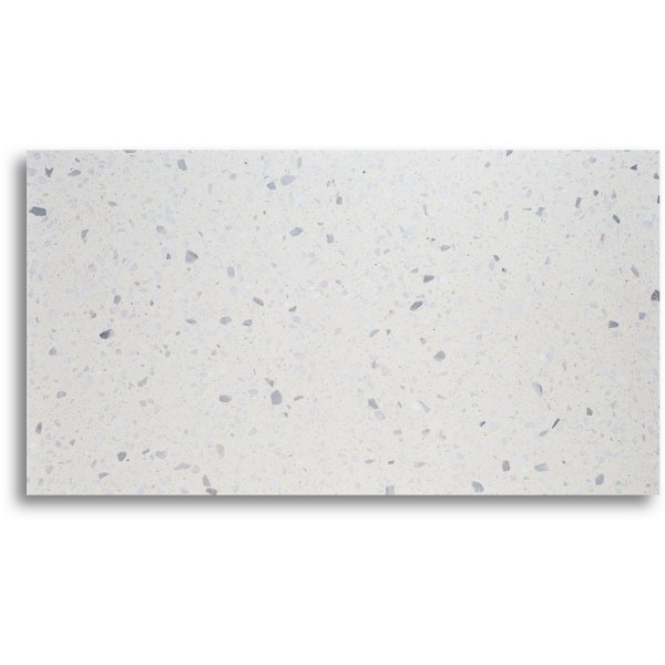 Terrazzo-sohvap�yt� 75x75 cm - Bianco Terrazzo & Musta Star-runko