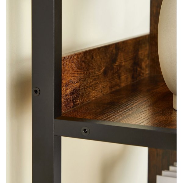 Romeo kirjahylly 80 x 149 cm - Ruskea/musta Romeo kirjahylly 80 x 149 cm - Ruskea/musta