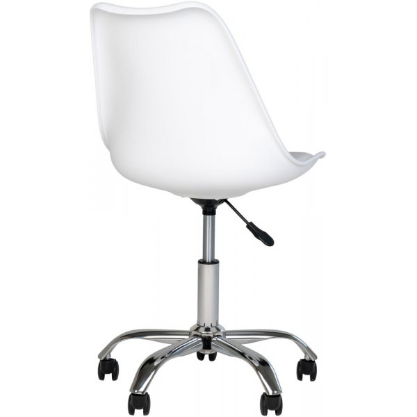 Stavanger Ty�tuoli - Valkoinen/kromi