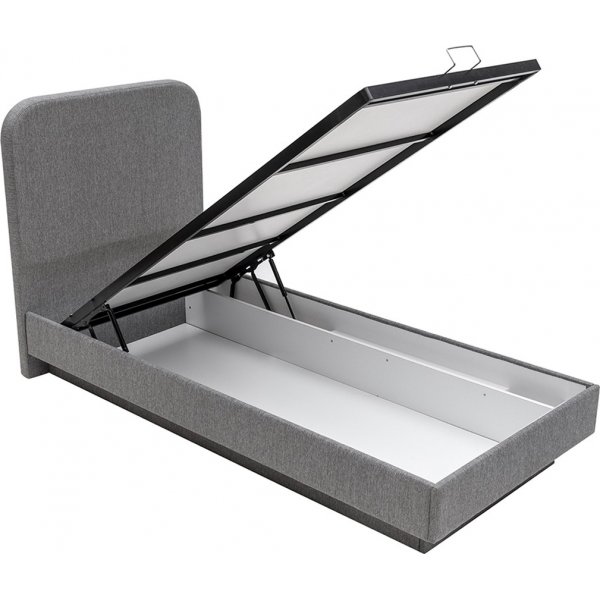 Lody yhden hengen snky silytystilalla 90 x 200 cm - harmaa