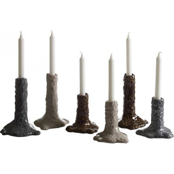 Lizzie kynttilnjalka - ruskea