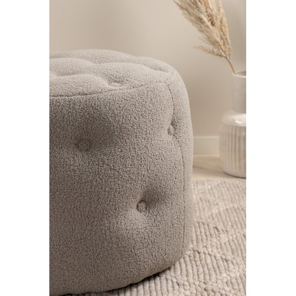 Respit pouf - harmaa beige nalle Respit pouf - harmaa beige nalle