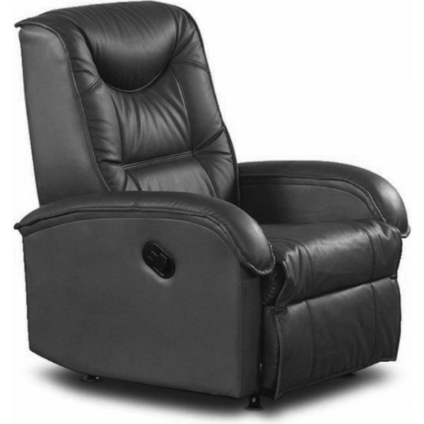 Recliner-nojatuoli Jacqueline - Musta