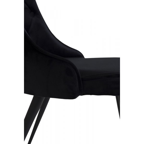 Zeus tuoli - Musta sametti Zeus tuoli - Musta sametti