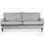 Howard London Premium 4 istuttava suora sohva - kaikki vrit + Huonekalujen hoitosarja tekstiileille