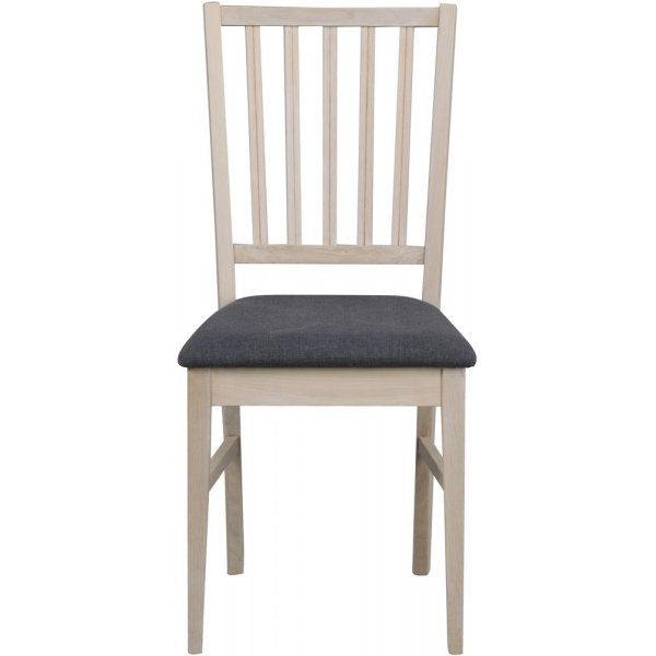 Scarlett-tuoli - Whitewash-tammi/harmaa