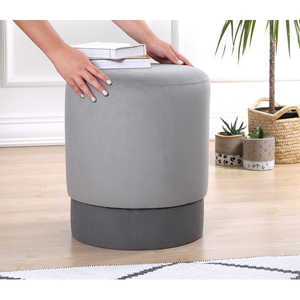 Ropp-pouf - harmaa Ropp-pouf - harmaa