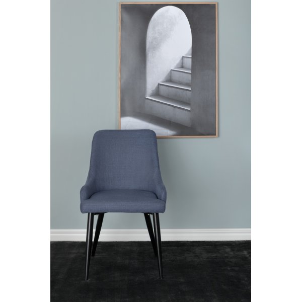 Paradis ruokatuoli - Sininen/musta