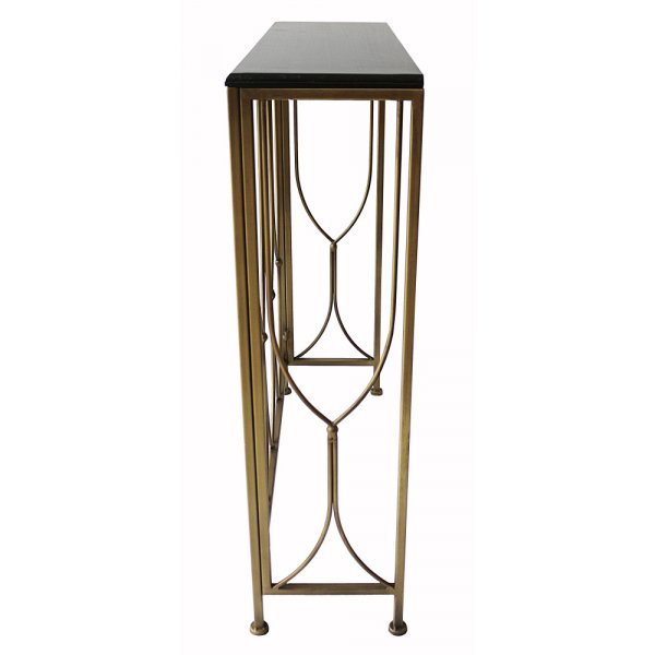 Venestad-konsolipyt - Puu/kultainen