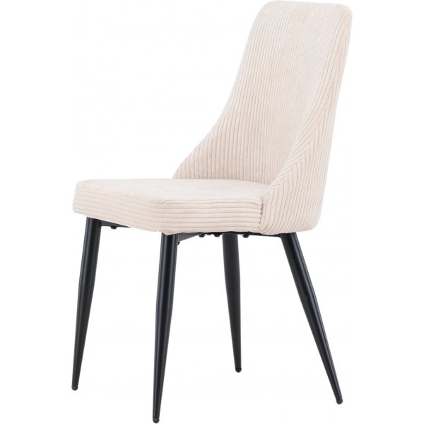 Leone ruokatuoli - beige vakosametti Leone ruokatuoli - beige vakosametti