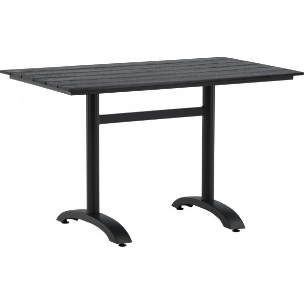 Denver ruokapyt 120 x 70 cm - Musta