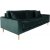 Lido 3-istuttava sohva - Tummanvihreä