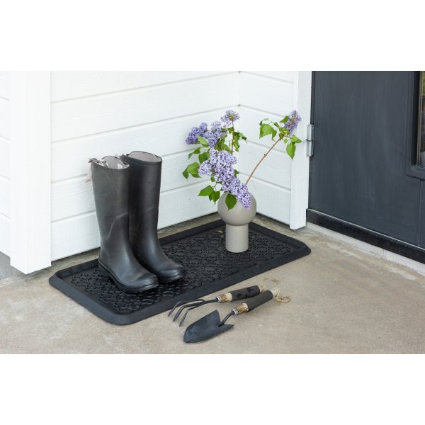 Gunnar-ovimatto 45 x 75 cm - Musta Gunnar-ovimatto 45 x 75 cm - Musta