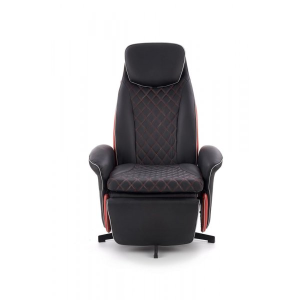 Camaro-nojatuoli Luksus - Musta/punainen PU + Huonekalujen tahranpoistoaine Camaro-nojatuoli Luksus - Musta/punainen PU + Huonekalujen tahranpoistoaine