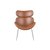 Casar nojatuoli - ruskea/kromi + Huonekalujen hoitosarja tekstiileille