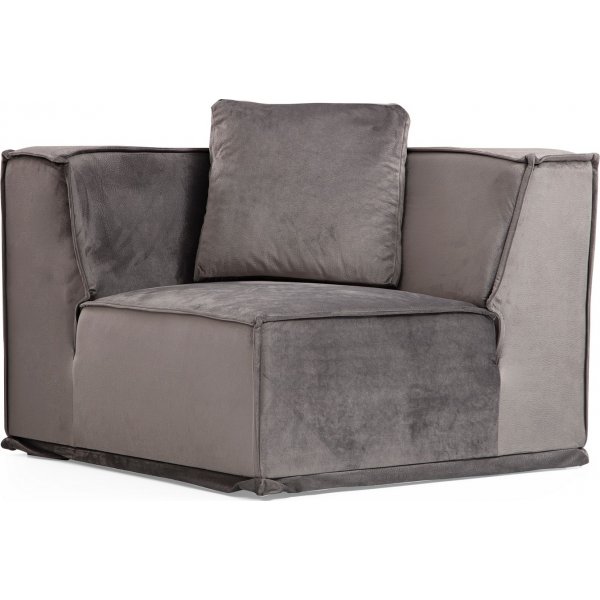 Lego kulmasohva 276 cm oikea - Harmaa Lego kulmasohva 276 cm oikea - Harmaa