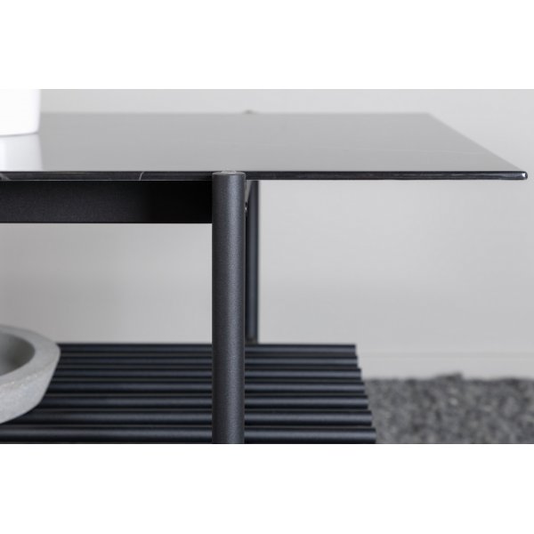 Adel sohvapöytä 120 cm - Musta marmori Adel sohvapöytä 120 cm - Musta marmori