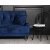 Kahden istuttava sohva Adena - Keskiynsininen sametti + Huonekalujen hoitosarja tekstiileille