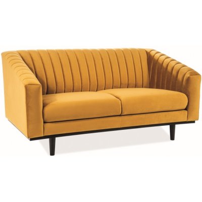 Alden 2-istuttava sohva - Oranssi sametti