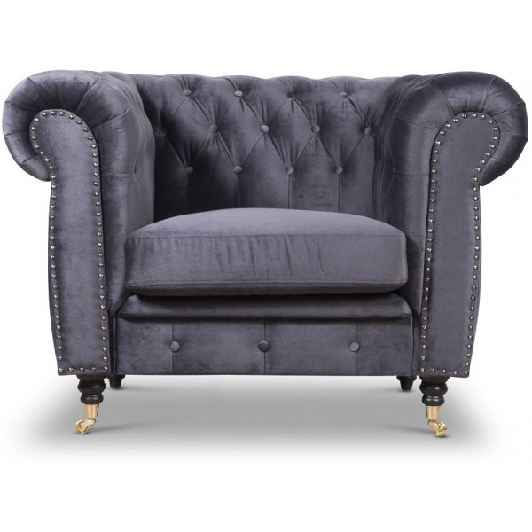 Sheffield Chesterfield -nojatuoli - (Verhoilun vri valinnainen)
